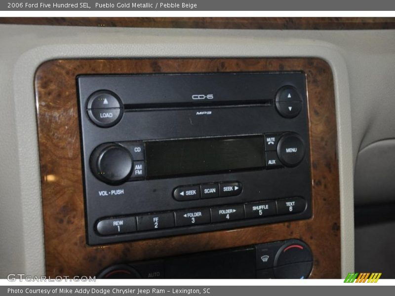 Pueblo Gold Metallic / Pebble Beige 2006 Ford Five Hundred SEL