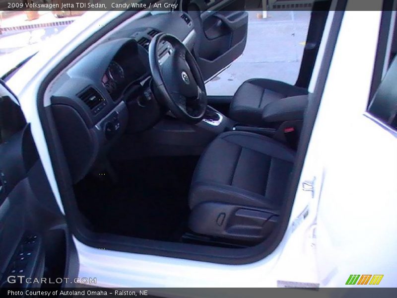 Candy White / Art Grey 2009 Volkswagen Jetta TDI Sedan