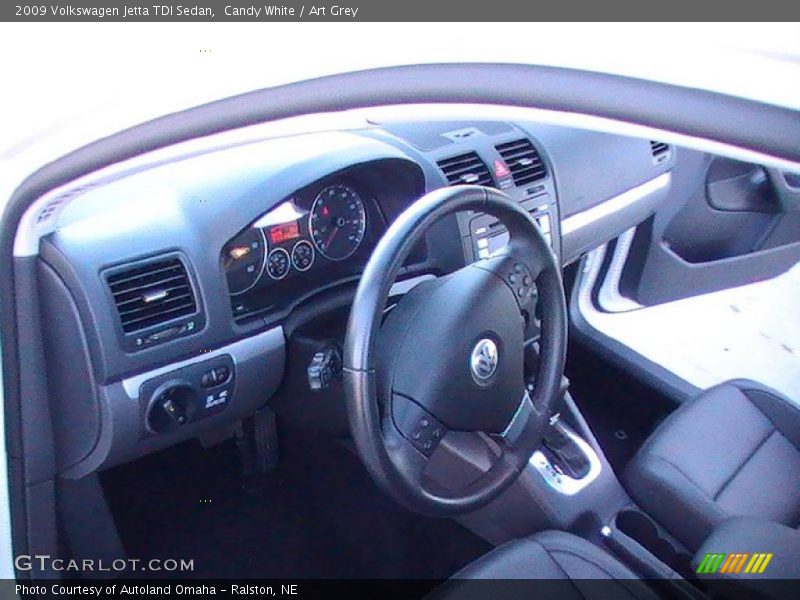 Candy White / Art Grey 2009 Volkswagen Jetta TDI Sedan