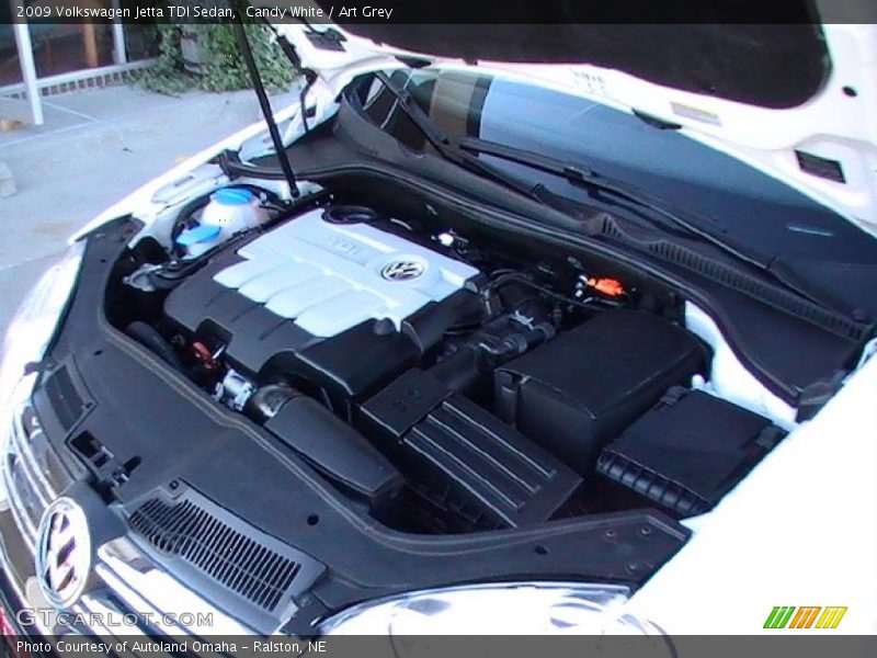Candy White / Art Grey 2009 Volkswagen Jetta TDI Sedan