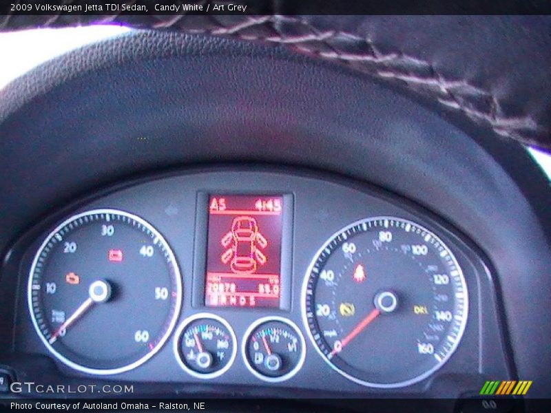 Candy White / Art Grey 2009 Volkswagen Jetta TDI Sedan