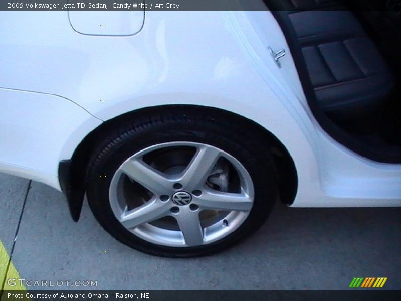 Candy White / Art Grey 2009 Volkswagen Jetta TDI Sedan