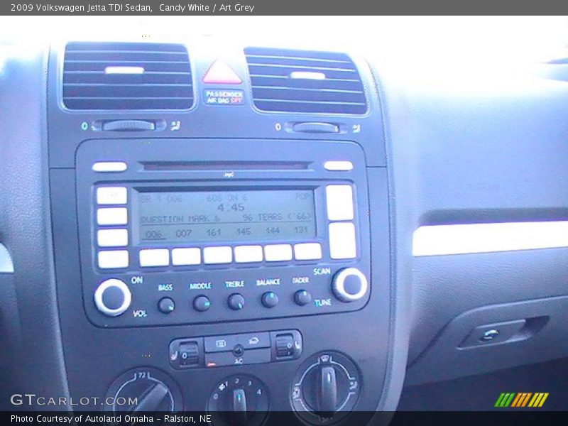 Candy White / Art Grey 2009 Volkswagen Jetta TDI Sedan