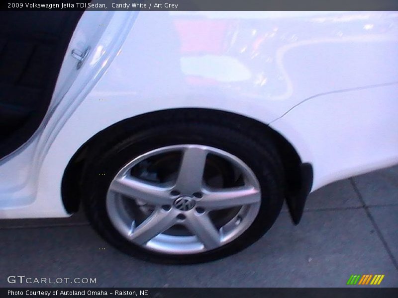 Candy White / Art Grey 2009 Volkswagen Jetta TDI Sedan