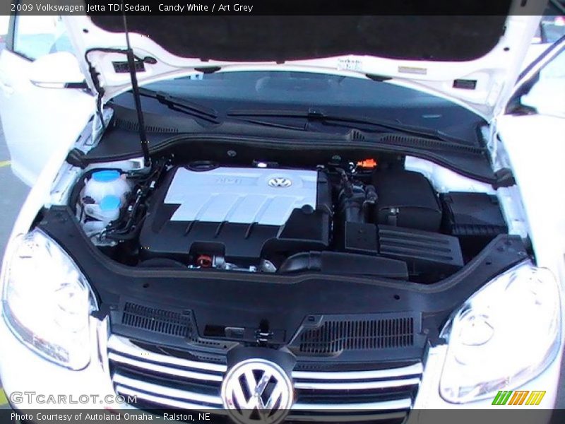 Candy White / Art Grey 2009 Volkswagen Jetta TDI Sedan