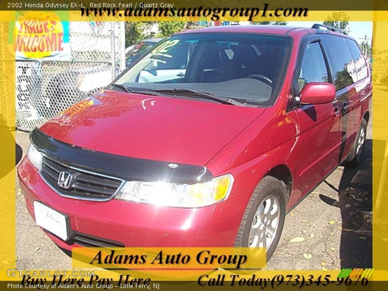 Red Rock Pearl / Quartz Gray 2002 Honda Odyssey EX-L