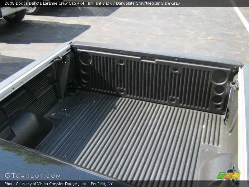 Brilliant Black / Dark Slate Gray/Medium Slate Gray 2008 Dodge Dakota Laramie Crew Cab 4x4