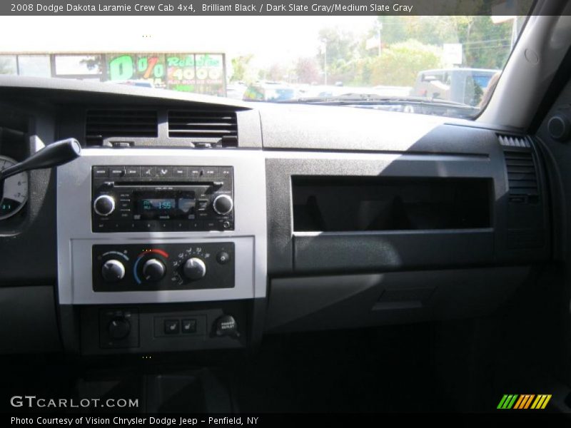 Brilliant Black / Dark Slate Gray/Medium Slate Gray 2008 Dodge Dakota Laramie Crew Cab 4x4