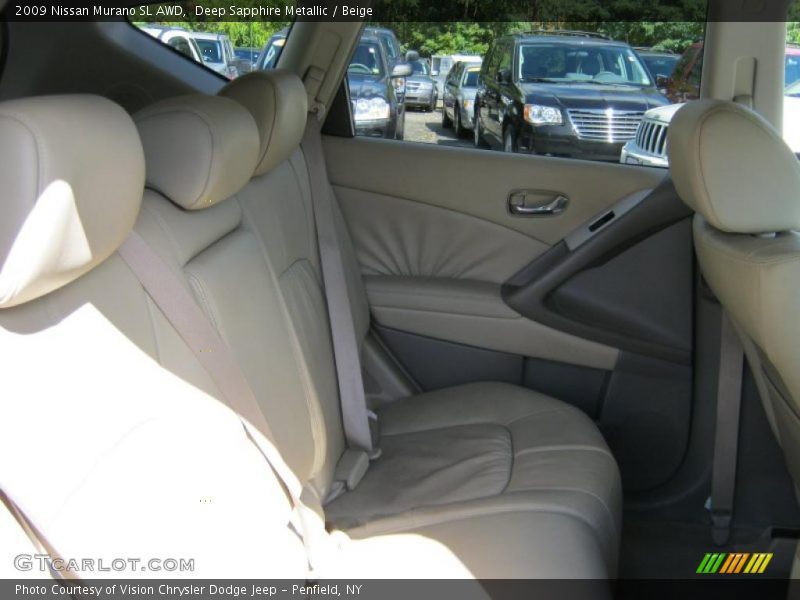 Deep Sapphire Metallic / Beige 2009 Nissan Murano SL AWD