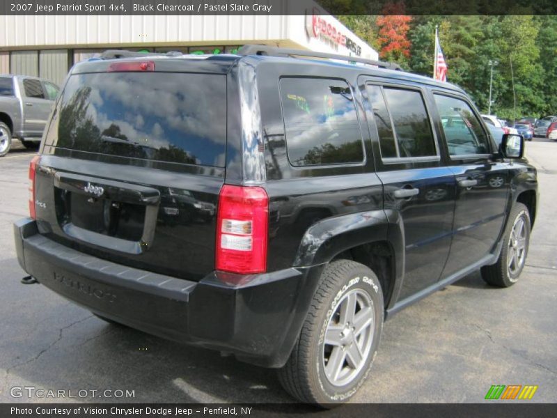 Black Clearcoat / Pastel Slate Gray 2007 Jeep Patriot Sport 4x4