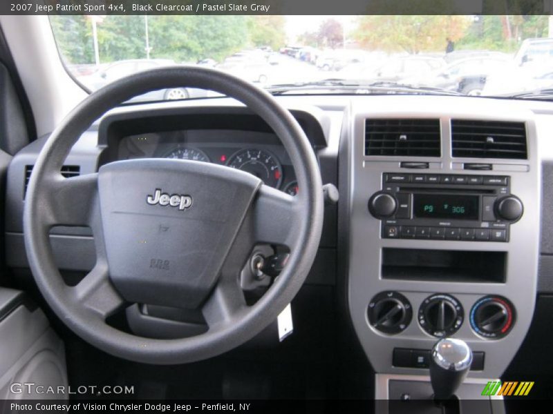 Black Clearcoat / Pastel Slate Gray 2007 Jeep Patriot Sport 4x4