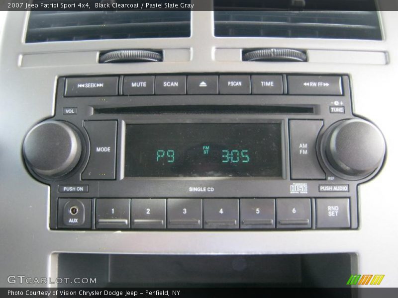 Black Clearcoat / Pastel Slate Gray 2007 Jeep Patriot Sport 4x4
