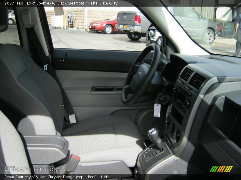 Black Clearcoat / Pastel Slate Gray 2007 Jeep Patriot Sport 4x4