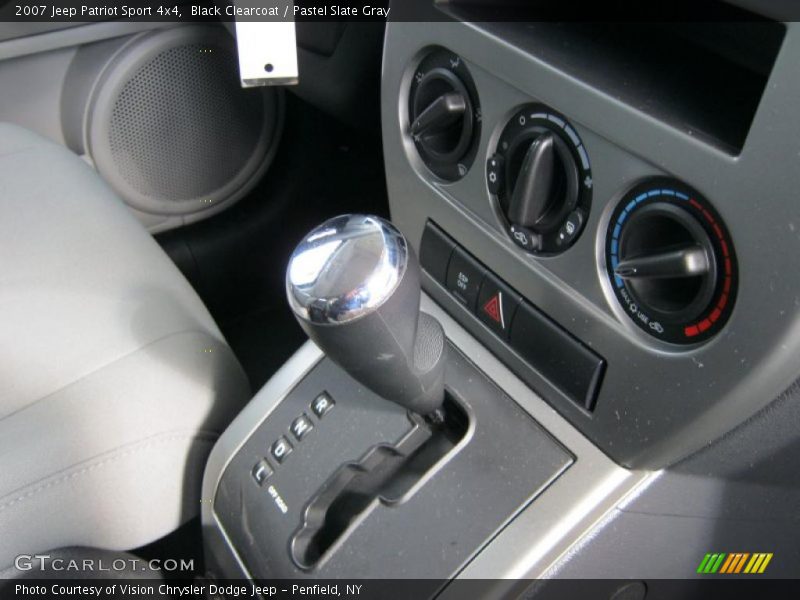 Black Clearcoat / Pastel Slate Gray 2007 Jeep Patriot Sport 4x4