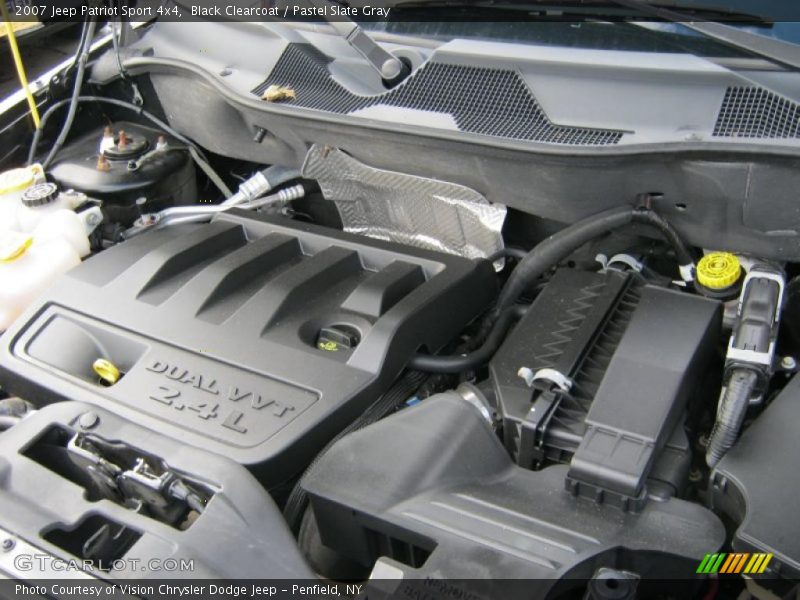 Black Clearcoat / Pastel Slate Gray 2007 Jeep Patriot Sport 4x4