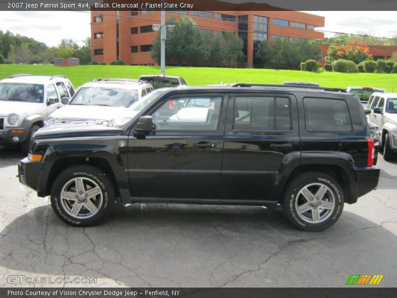 Black Clearcoat / Pastel Slate Gray 2007 Jeep Patriot Sport 4x4