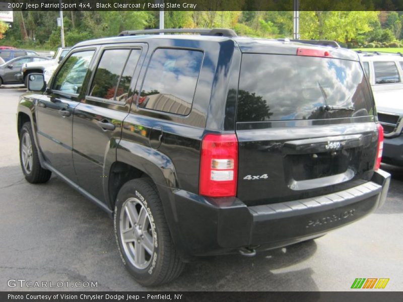 Black Clearcoat / Pastel Slate Gray 2007 Jeep Patriot Sport 4x4