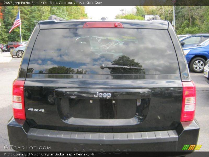 Black Clearcoat / Pastel Slate Gray 2007 Jeep Patriot Sport 4x4