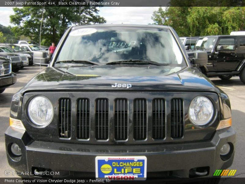 Black Clearcoat / Pastel Slate Gray 2007 Jeep Patriot Sport 4x4