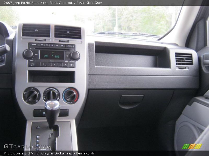 Black Clearcoat / Pastel Slate Gray 2007 Jeep Patriot Sport 4x4