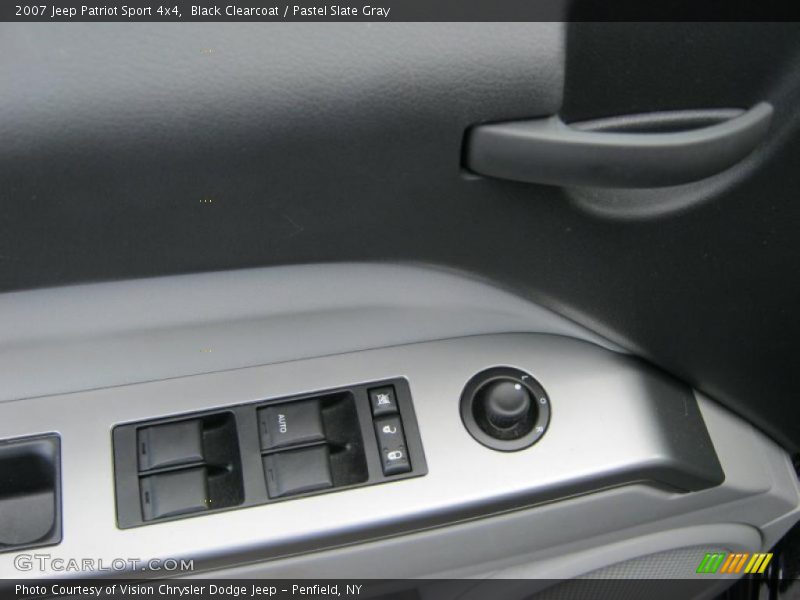 Black Clearcoat / Pastel Slate Gray 2007 Jeep Patriot Sport 4x4
