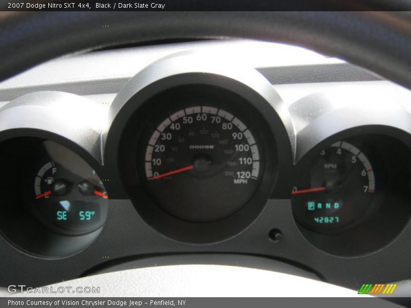 Black / Dark Slate Gray 2007 Dodge Nitro SXT 4x4