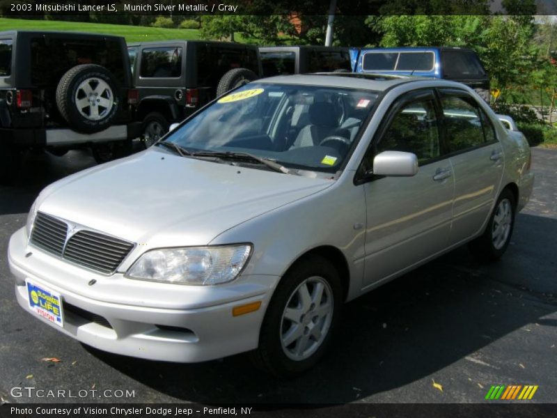 Munich Silver Metallic / Gray 2003 Mitsubishi Lancer LS