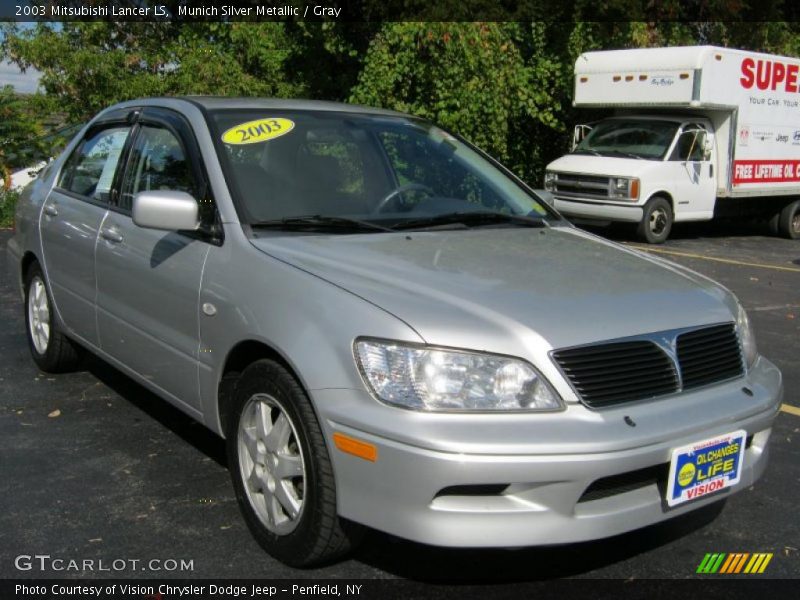 Munich Silver Metallic / Gray 2003 Mitsubishi Lancer LS