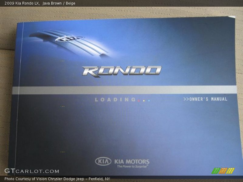 Java Brown / Beige 2009 Kia Rondo LX