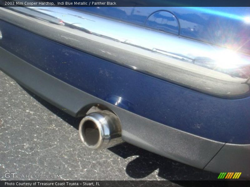 Indi Blue Metallic / Panther Black 2003 Mini Cooper Hardtop