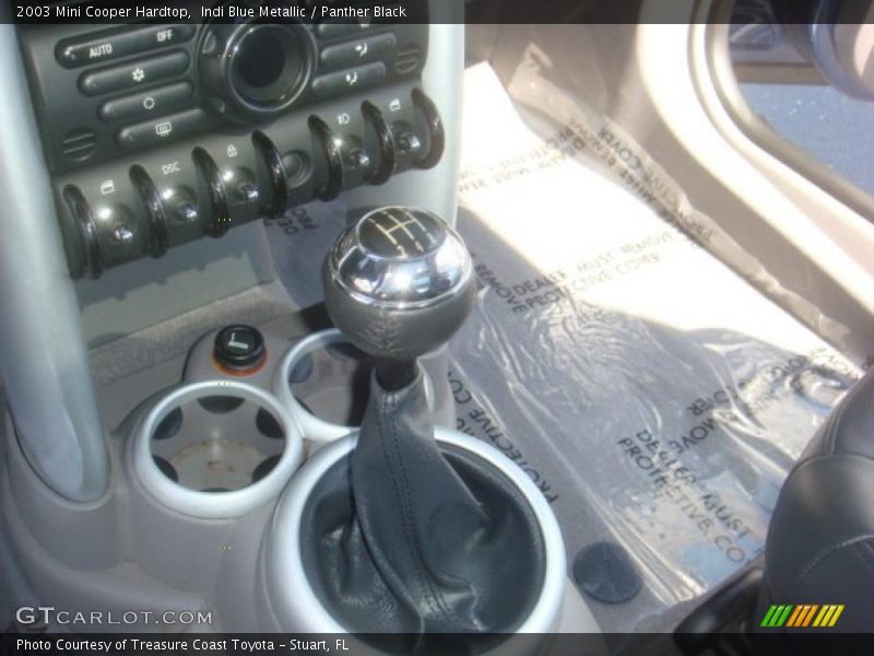 Indi Blue Metallic / Panther Black 2003 Mini Cooper Hardtop