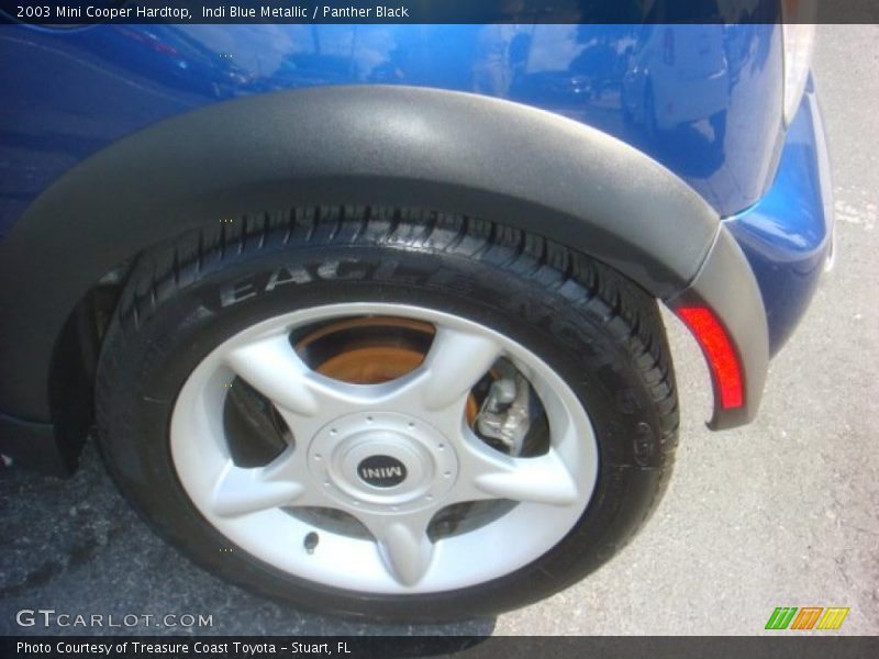 Indi Blue Metallic / Panther Black 2003 Mini Cooper Hardtop