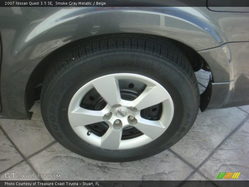 Smoke Gray Metallic / Beige 2007 Nissan Quest 3.5 SE
