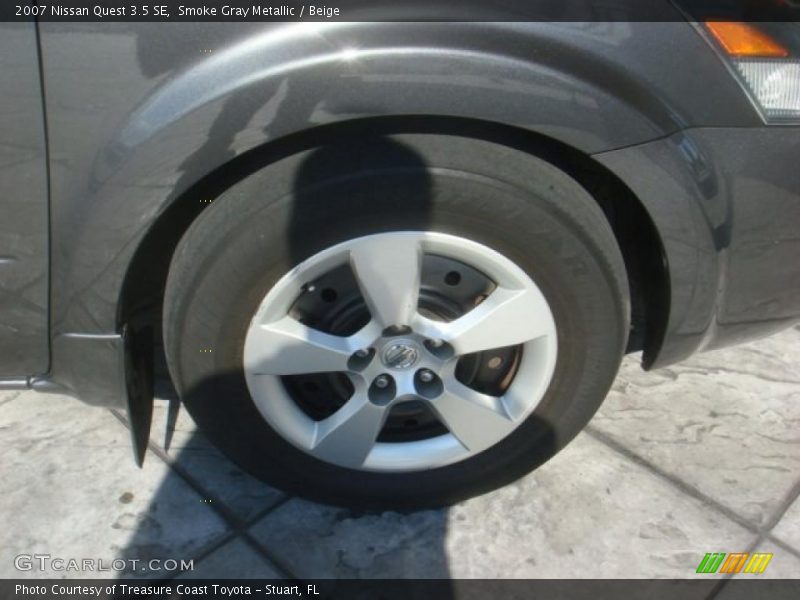 Smoke Gray Metallic / Beige 2007 Nissan Quest 3.5 SE