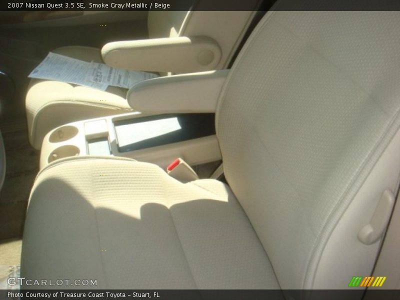 Smoke Gray Metallic / Beige 2007 Nissan Quest 3.5 SE