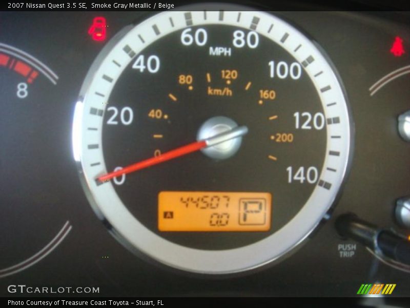 Smoke Gray Metallic / Beige 2007 Nissan Quest 3.5 SE