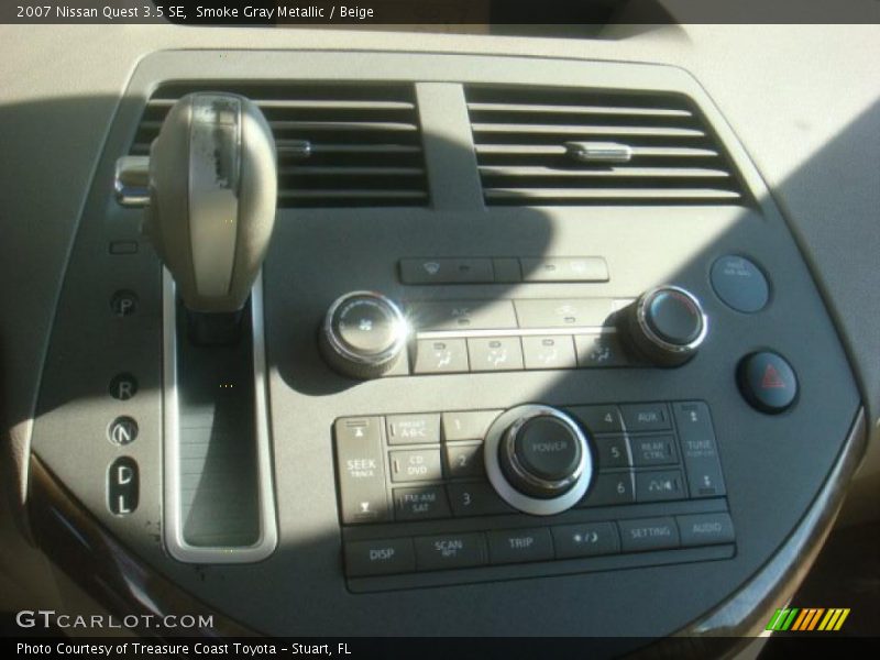 Smoke Gray Metallic / Beige 2007 Nissan Quest 3.5 SE