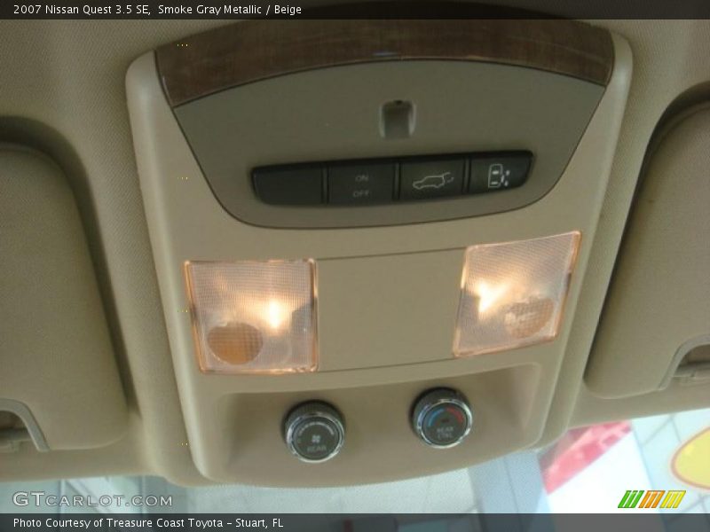 Smoke Gray Metallic / Beige 2007 Nissan Quest 3.5 SE