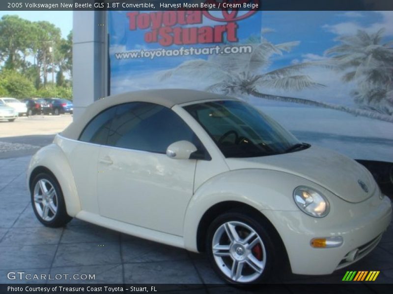 Harvest Moon Beige / Cream Beige 2005 Volkswagen New Beetle GLS 1.8T Convertible
