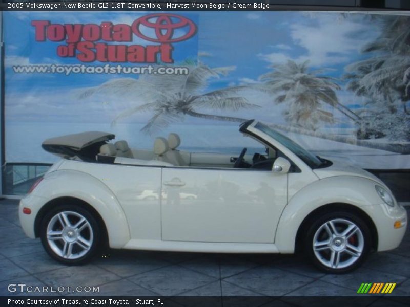 Harvest Moon Beige / Cream Beige 2005 Volkswagen New Beetle GLS 1.8T Convertible