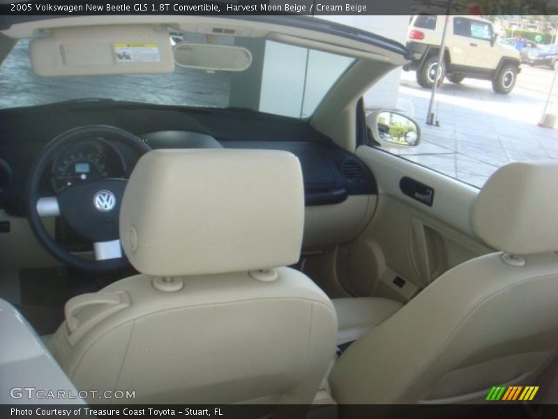 Harvest Moon Beige / Cream Beige 2005 Volkswagen New Beetle GLS 1.8T Convertible