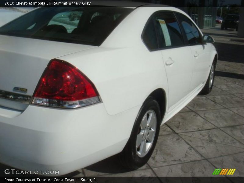 Summit White / Gray 2010 Chevrolet Impala LT