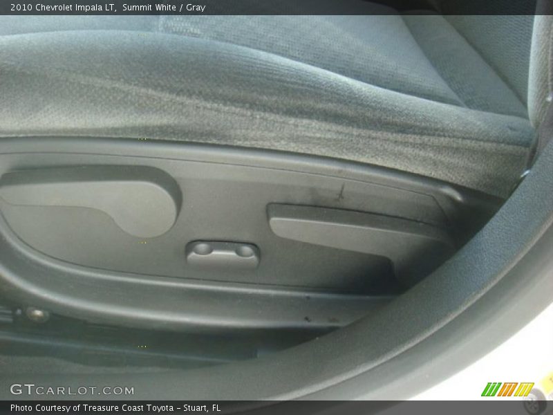 Summit White / Gray 2010 Chevrolet Impala LT