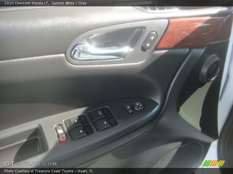 Summit White / Gray 2010 Chevrolet Impala LT