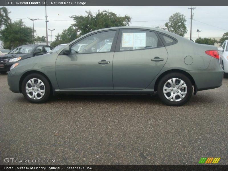 Natural Khaki / Beige 2010 Hyundai Elantra GLS