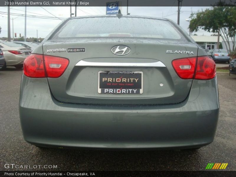 Natural Khaki / Beige 2010 Hyundai Elantra GLS