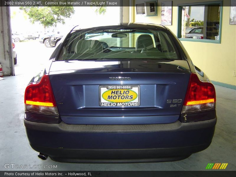 Cosmos Blue Metallic / Taupe/Light Taupe 2002 Volvo S60 2.4T