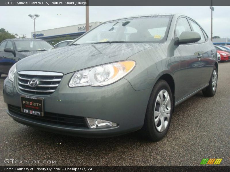 Natural Khaki / Beige 2010 Hyundai Elantra GLS