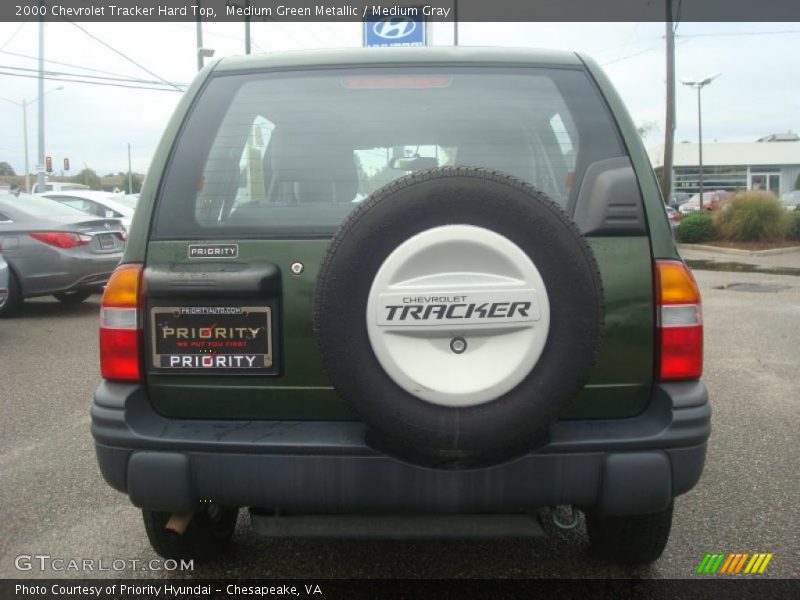 Medium Green Metallic / Medium Gray 2000 Chevrolet Tracker Hard Top