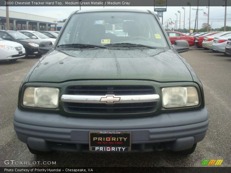 Medium Green Metallic / Medium Gray 2000 Chevrolet Tracker Hard Top